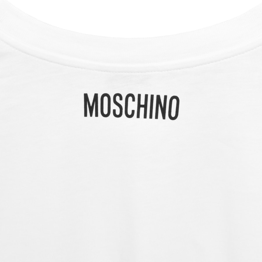 Tシャツ・カットソー MOSCHINO Men T Shirts 07887241 WHITE T-shirt for men MOSCHINO color white T Shirts Tops Tees s